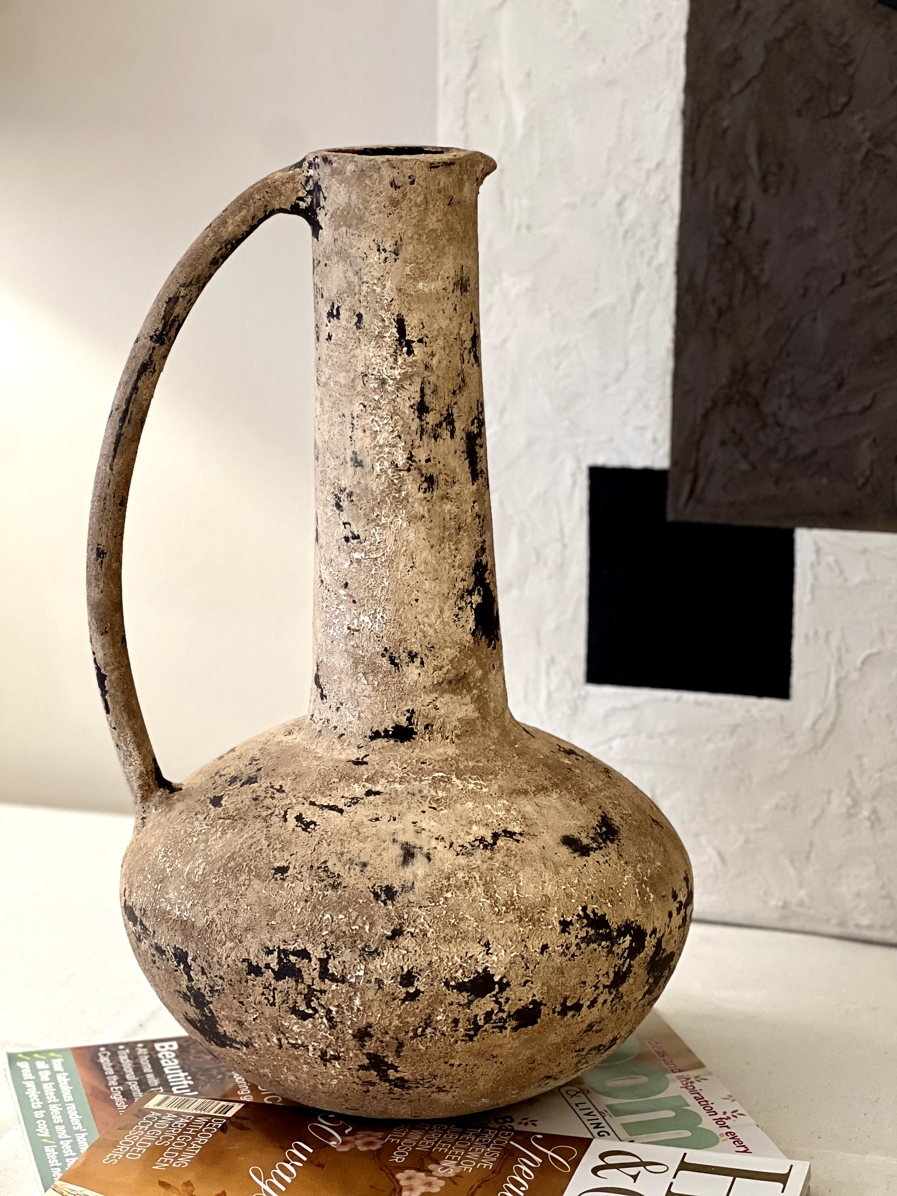 گلدان پتینه فروغ