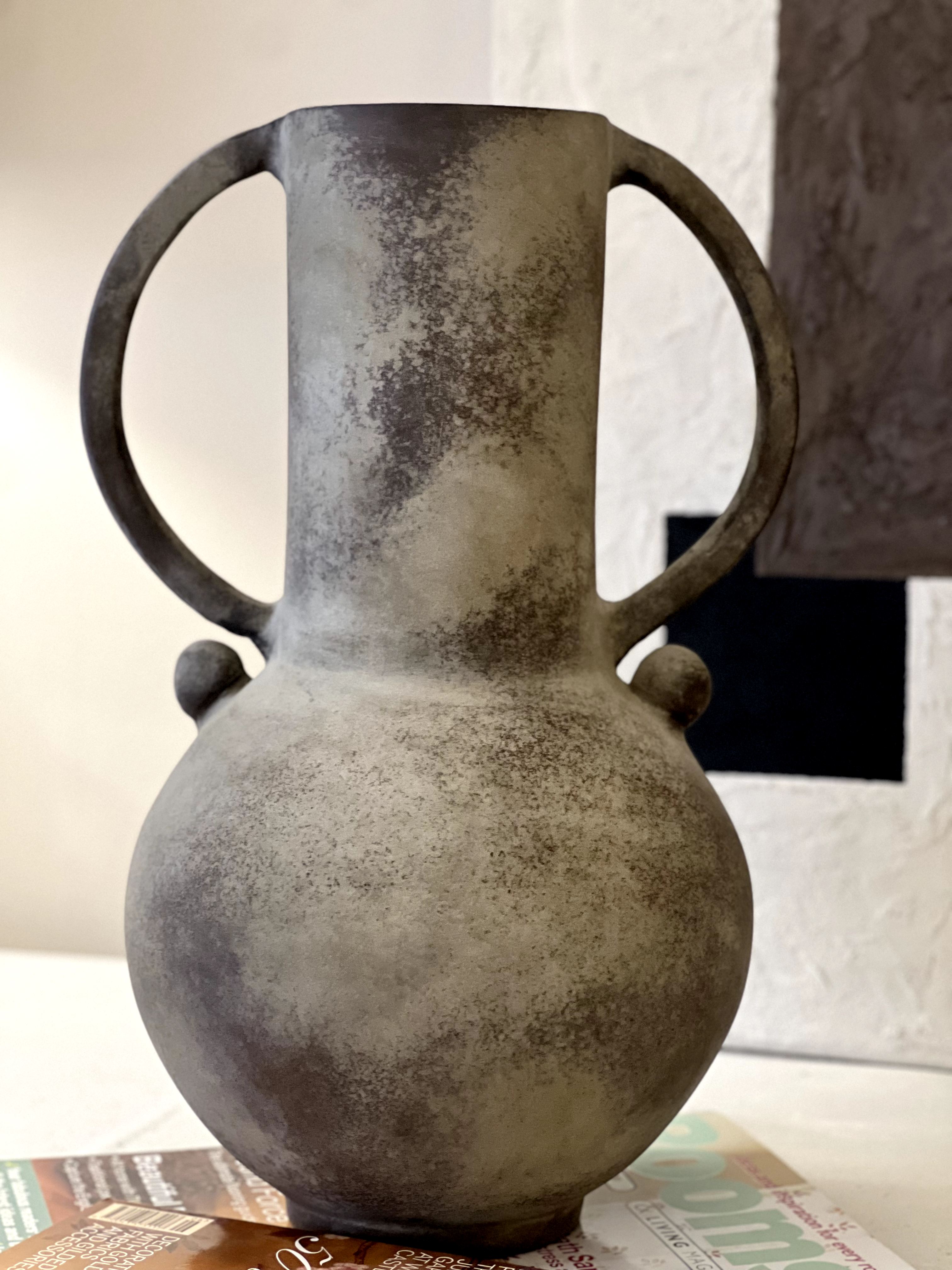 گلدان پتینه متوسط
