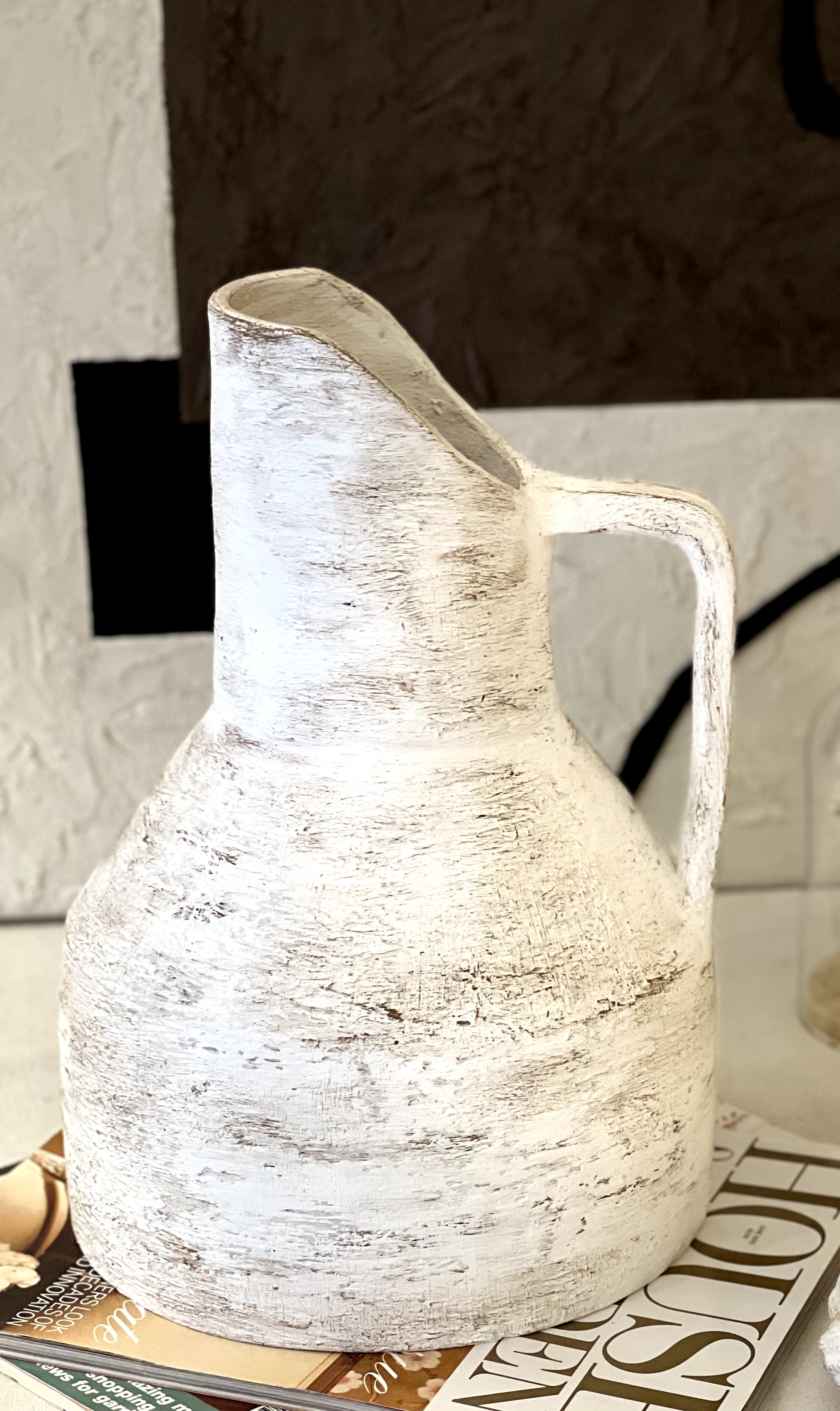 گلدان پتینه تک دسته
