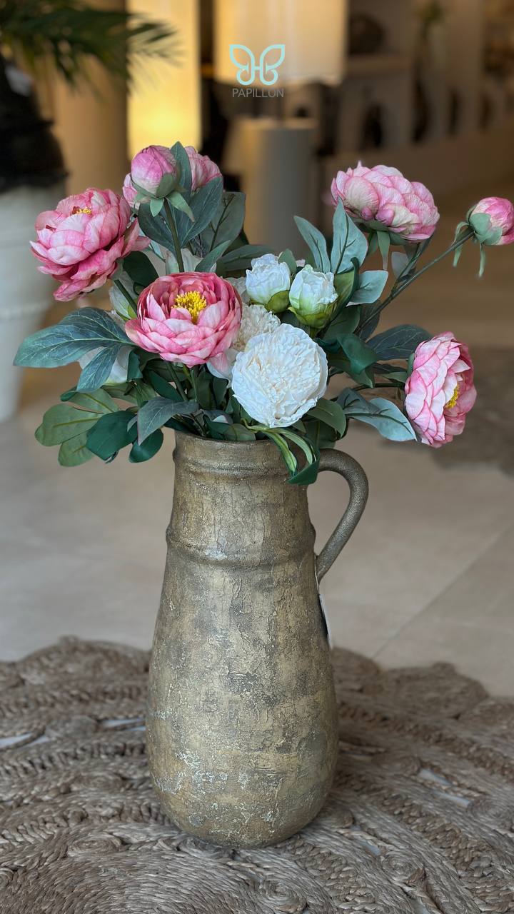 گلدان پتینه تک دسته پینترستی